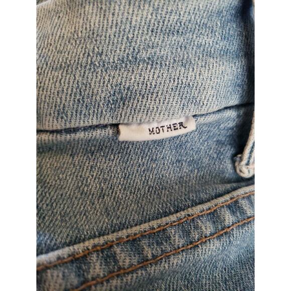 Mother High Waisted Looker Ankle Fray in Shoot To Thrill Leopard Sz 24 (a - Picture 8 of 10